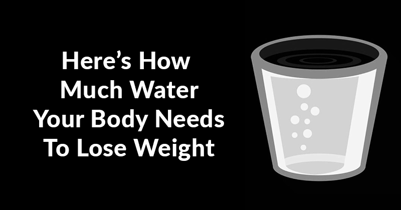 Here’s How Much Water Your Body Needs to Lose Weight