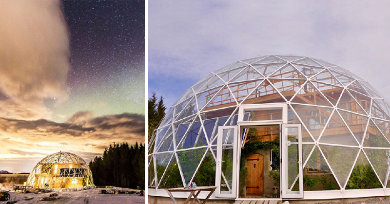 This family built a house in the Arctic circle and have been living there since 2013