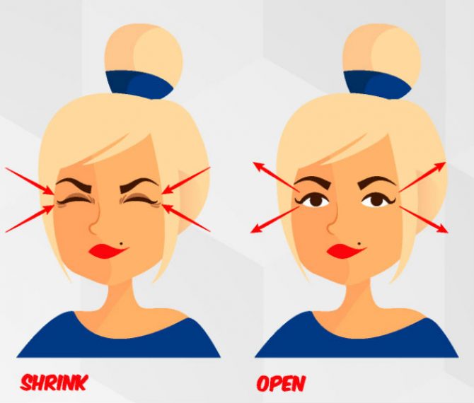 eye strain exercises