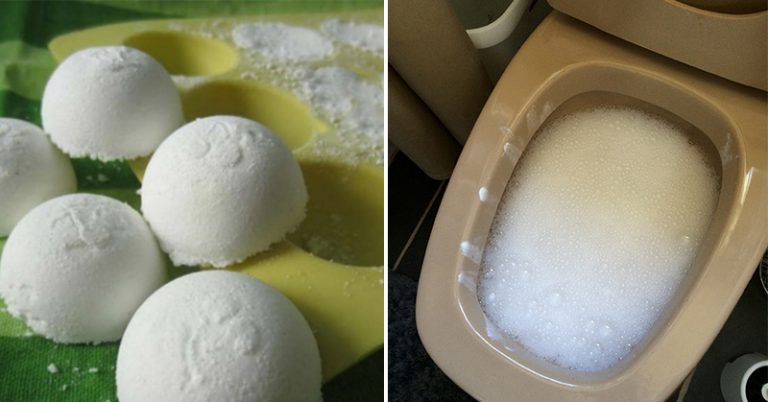 You will never have to scrub a toilet AGAIN if you make these DIY toilet cleaning bombs - Featured image
