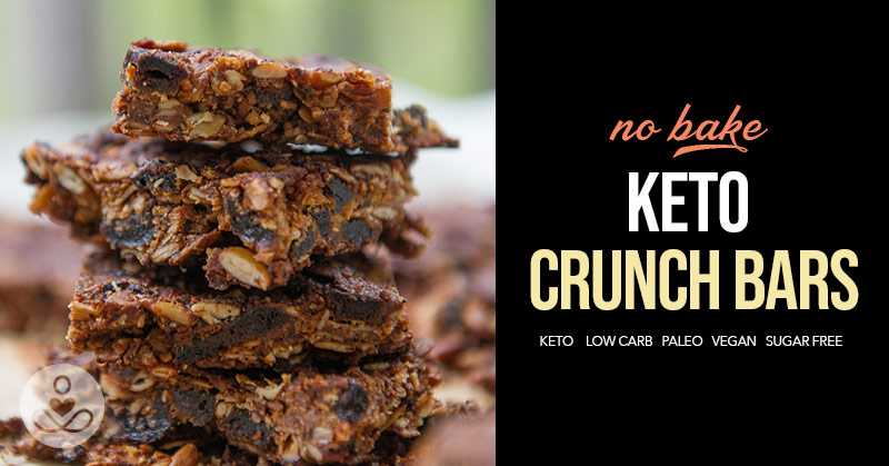 Keto-Friendly Chocolatey Crunch Bars (No Refined Sugar, No Grains, No Dairy, No Eggs) - Featured image