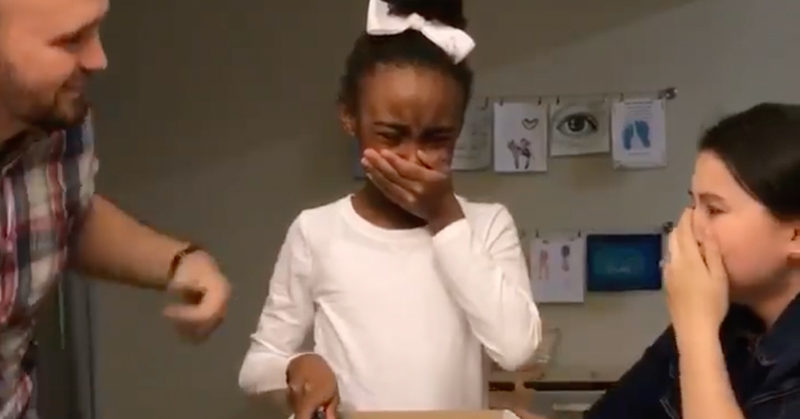 Beautiful: Girl Reacts to Finding Out She’s Finally Going to Be Adopted