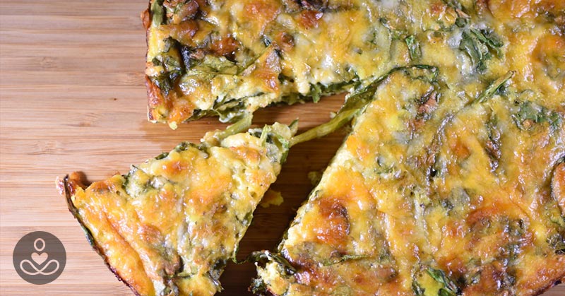 Crustless Spinach Quiche Recipe - Featured image