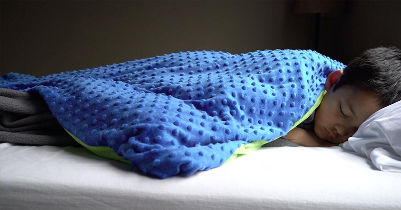 The Weighted Blanket that Scientifically Puts You to Sleep and it May Help with Anxiety, Depression, and Autism