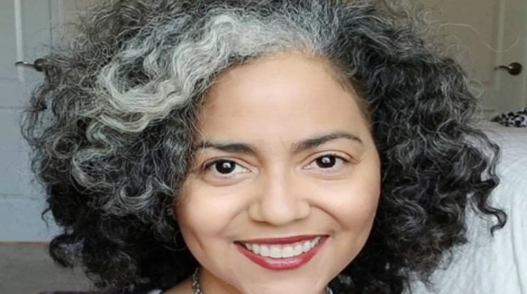Nearly everyone in her family had prematurely gray hair. It’s her heritage. It’s in her blood, so why to deny it?