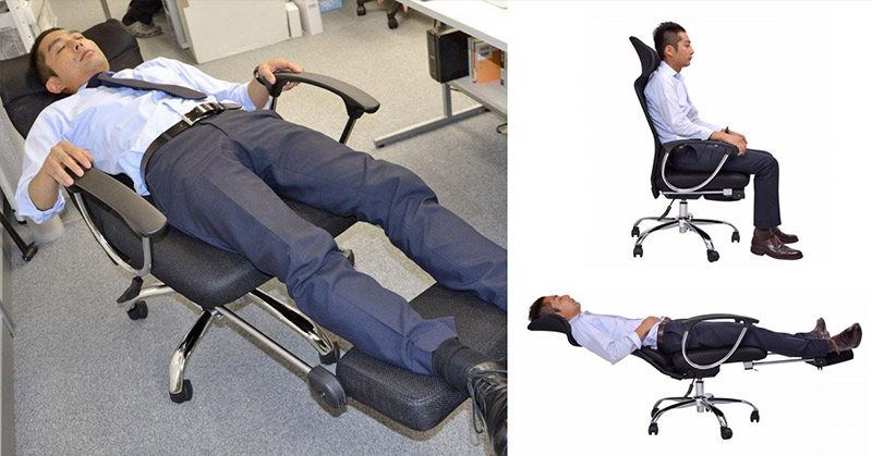 This Napping Office Chair Lets You Lay Down At Work