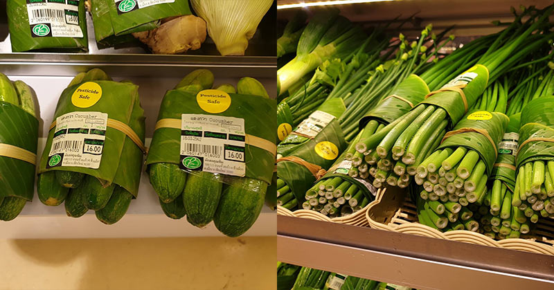 Thailand Supermarket Ditches Plastic Packaging For Banana Leaves - Featured image