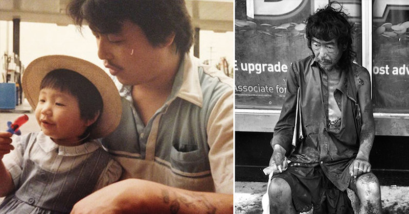 Separated since she was 5, Photographer Recognized Her Estranged Father While Taking Homeless Man’s Photos, Rescues Him