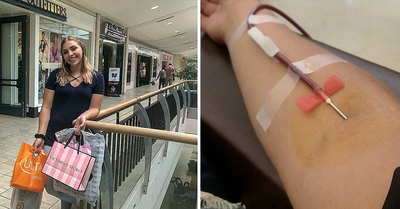 Woman Sells Her Blood Plasma Twice a Week to Fund Her Shopping Habit