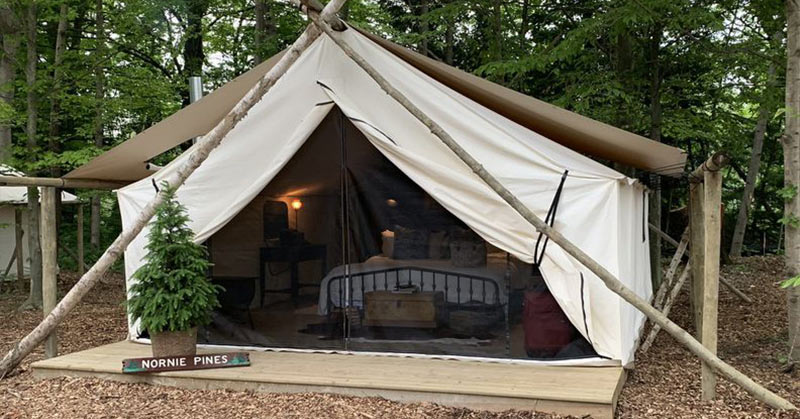 The Fields of Michigan: The First Glamping Resort in the Midwest Is On a Lovely Blueberry Farm