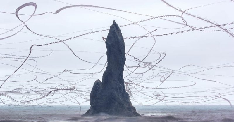 What Would It Look Like If Birds Left Tracks In The Sky?