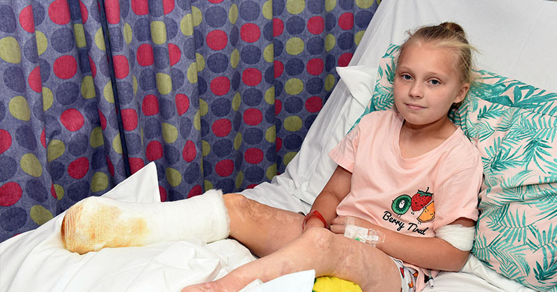7-Year-Old Girl Loses Both Legs After Doctors Misdiagnosed Her Meningitis as A Stomach Ache