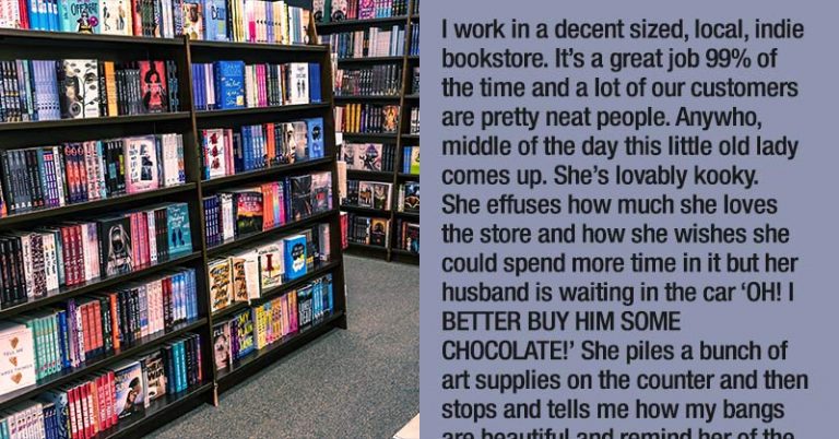 Bookstore Worker Shares Her Encounter with a “Little Old Lady” Who Shocked Everyone at Checkout - Featured image