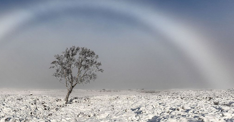 Photographer Captures Amazing Photos of a Rare White Rainbow