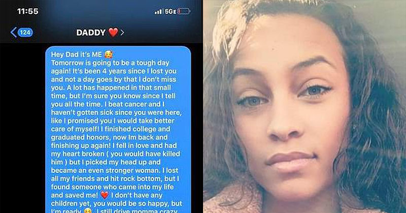 Woman Who Texted Her Father for Four Years after His Death Gets a Reply from a Man Who Lost His Daughter