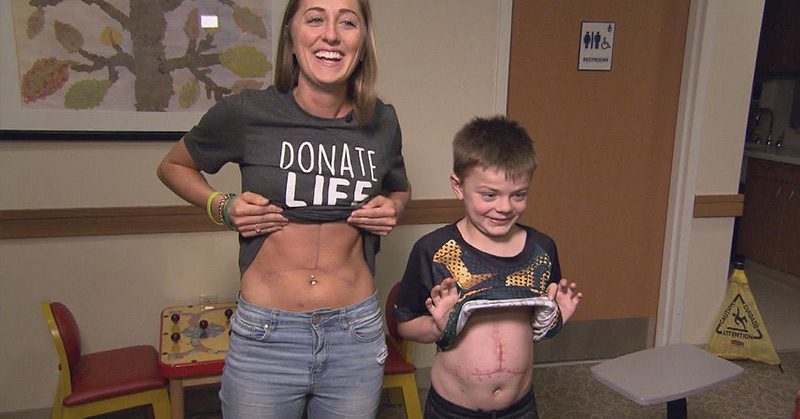 Nurse Gives 8-Year-Old Boy Part of Her Liver in an Amazing Act of Kindness