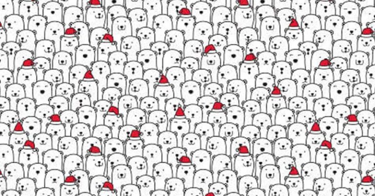 Brainteaser Alert: How Long Will It Take You To Spot The Dog In This Sea Of Polar Bears? - Featured image