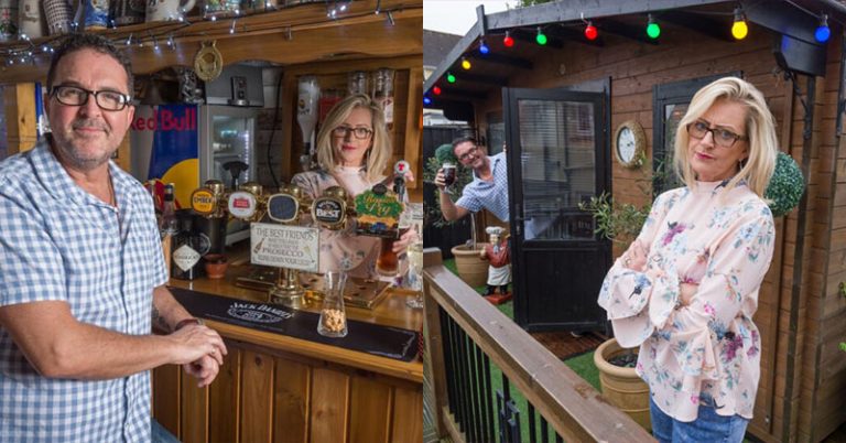 Wife Builds Pub In Back Garden To Stop Husband Sneaking Off For A Pint - Featured image