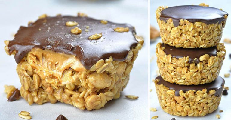 No Bake Peanut Butter Granola Cups, Great Vegan Snack - Featured image