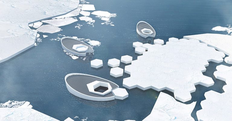 Iceberg-making submarine aims to help tackle global warming by ‘re-freezing’ the Arctic - Featured image