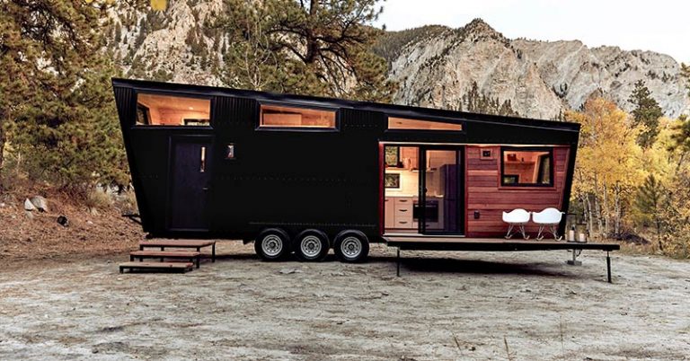 This Adventure-Ready Tiny House Has a Mud Room and Fold-Down Deck - Featured image