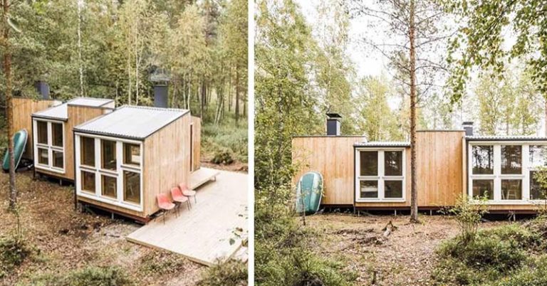 Eco-Friendly Tiny House in The Woods Cost Under $14K - Featured image