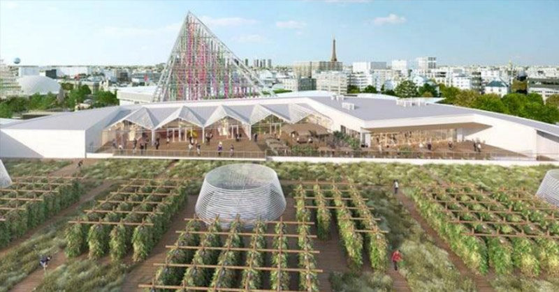 Paris Is Building the World’s Largest Organic Rooftop Farm