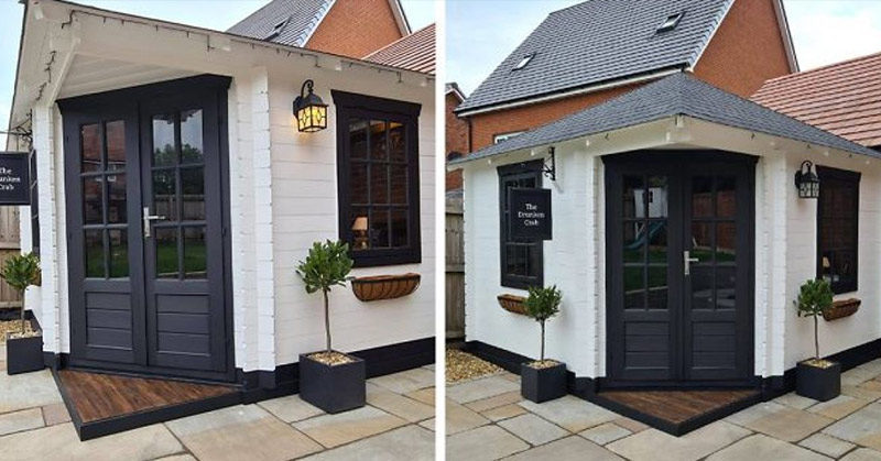Couple Builds A Mini Pub In A Garden, Stuns People With Its Handmade Interior