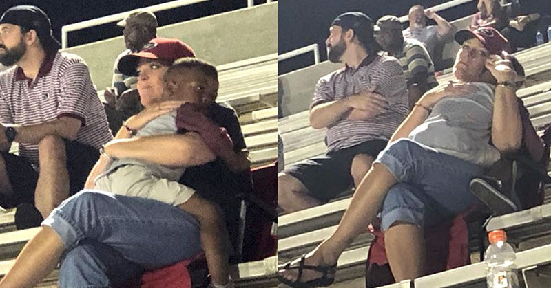 Aunt Shares Post About the Moment Her Nephew Crawled Into A Stranger’s Arms