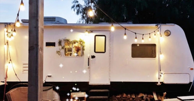 A Couple Spend $3K to Turn an Old RV Into a Cozy Home For Five