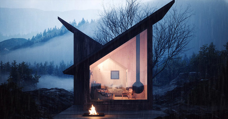 Mountain Refuge is a concept for a tiny cabin that could be built anywhere - Featured image