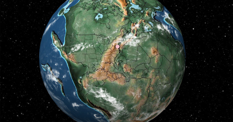 This Virtual Globe Can Show You How the Earth Looked Millions of Years Ago