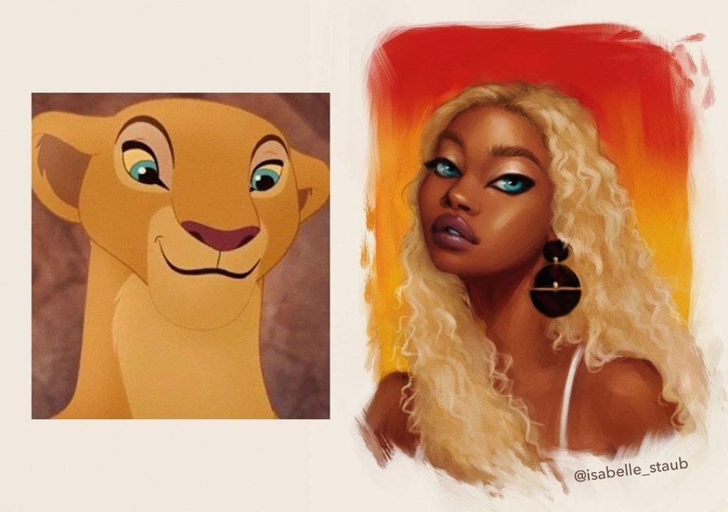 Stunningly portraying Disney animals as humans