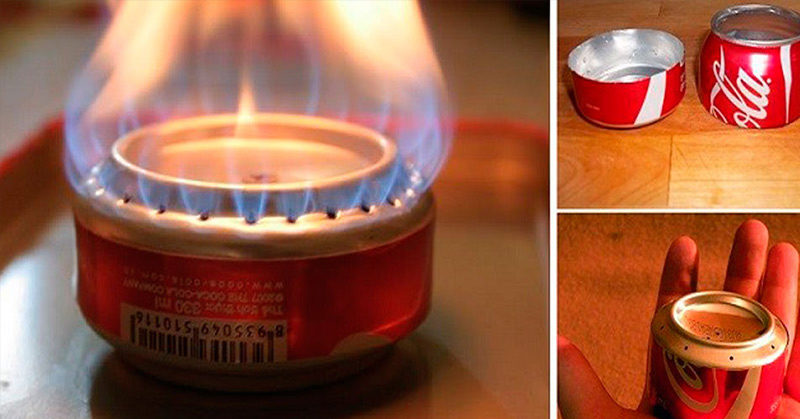 How to Make a Stove Out of a Coke Can for Camping and Hiking