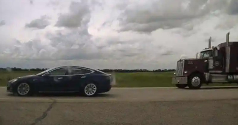 Tesla driver pulled over going 93 MPH while completely asleep