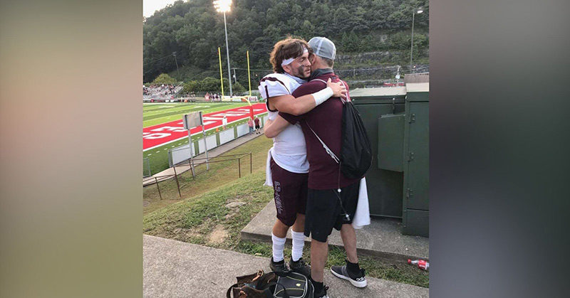 ‘You couldn’t help but cry’: Hospice nurse helps fulfill patient’s wish to watch son’s football game