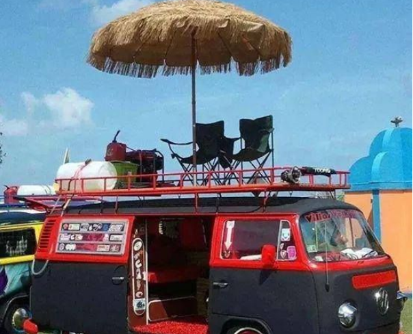 rooftop van