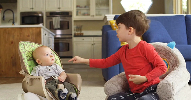 4-year-old gives baby brother hilarious advice about grandma