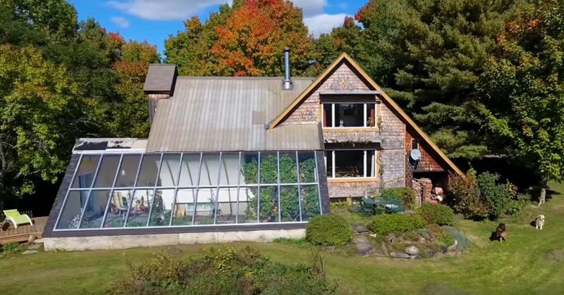 Grow Food All Year Round Inside Your Home With This Heat Storing Greenhouse