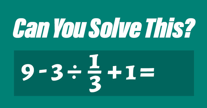 Can You Solve This Math Problem That Went Viral In Japan?