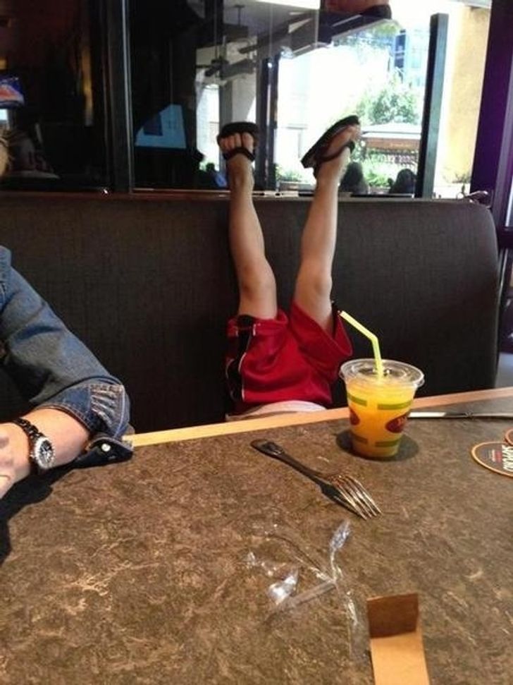 Impatient at a restaurant