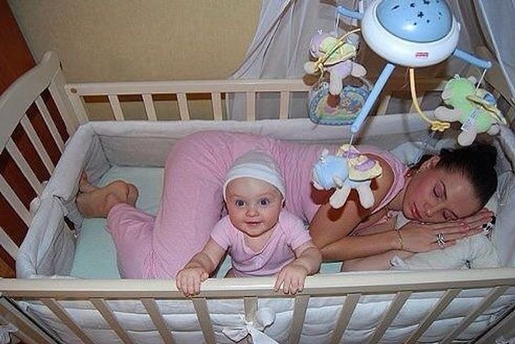 kids make you laugh - only one of us gets to nap