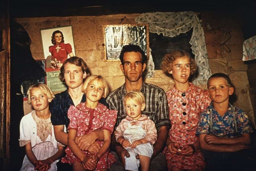 color photo of the Great Depression