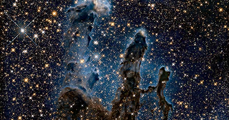 Everyone Just Take A Minute And Look At This New Infrared Image Of The ‘Pillars Of Creation’ - Featured image