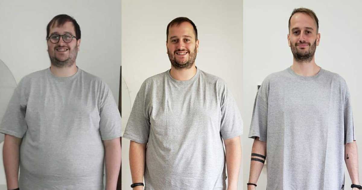 A Man Managed to Lose 126 Pounds in a Year and Told Us How He Did It (No Strict Diets Required)