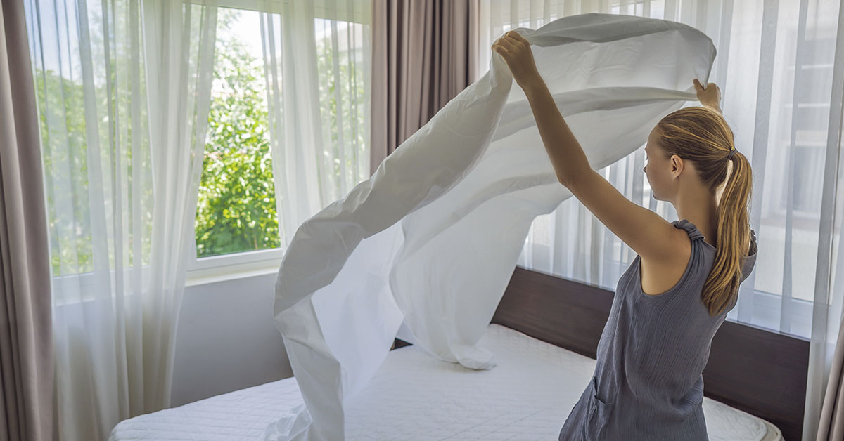 How often should you change your bed sheets?