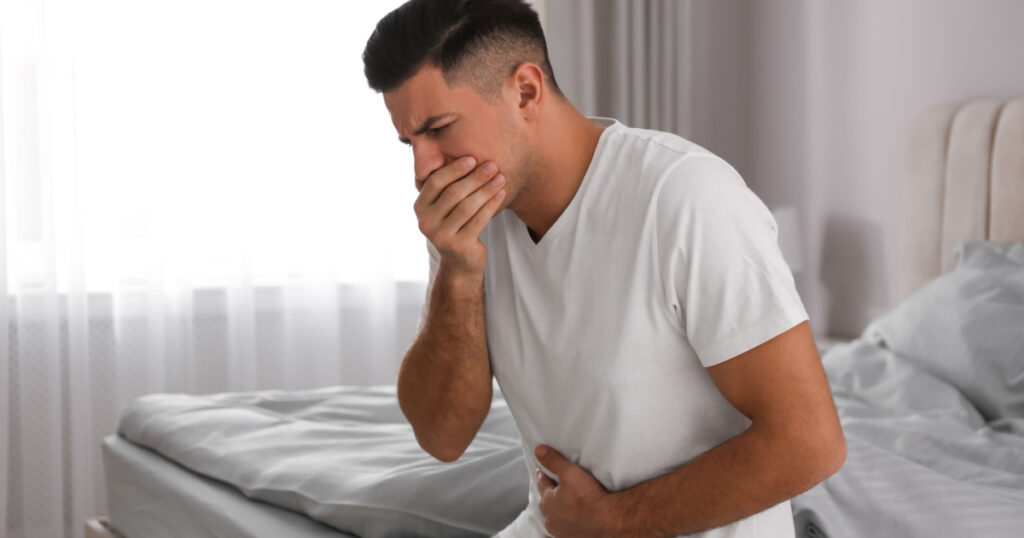 man with Dyspepsia