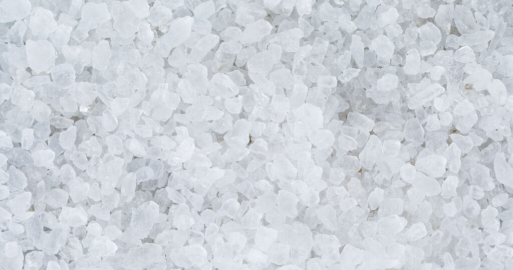high detailed background from sea salt, directly above
