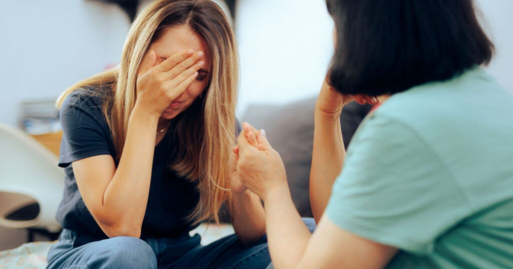 33. Crying with someone else is more beneficial than crying alone