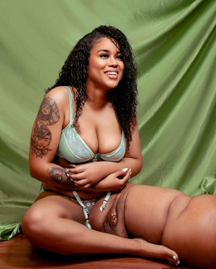 model with lymphedema
